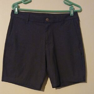 Lululemon Athletica Dark Gray Men's Flat Front Shorts